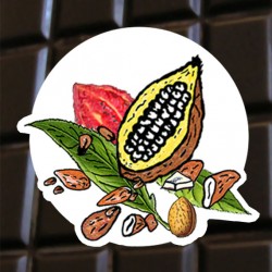 Brut de cacao aux amandes