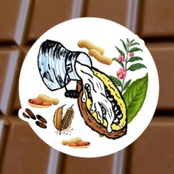 Chocolat au lait Sésame cacahette