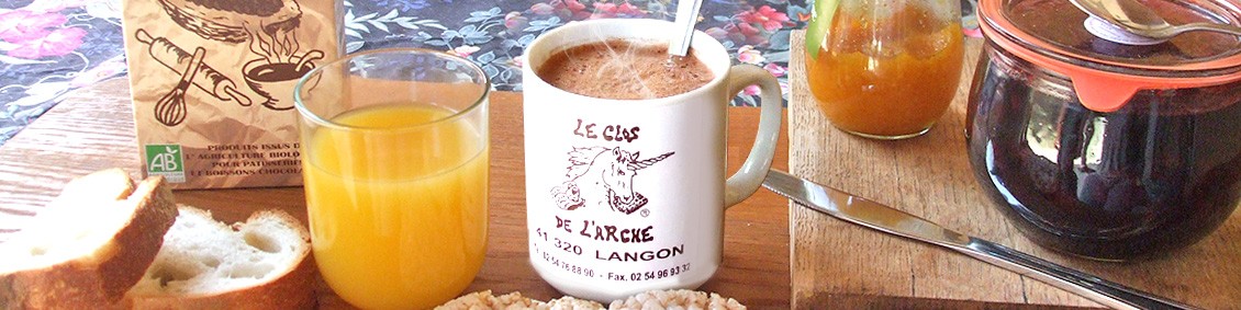 Petit déjeûner chocolat chaud